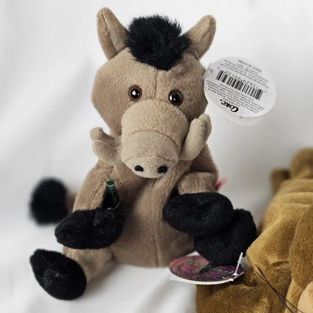 Lot of 6 Coca-Cola Plush‎ Animals